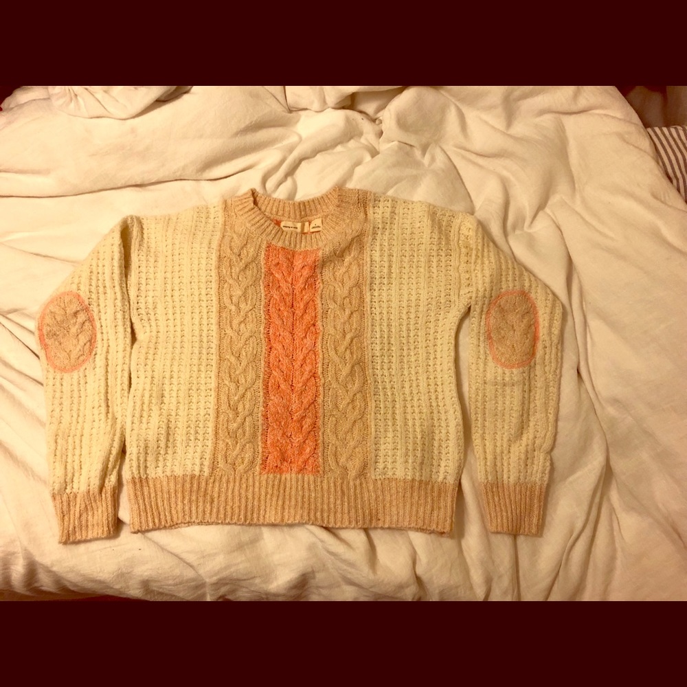 Anthropologie Sweater Sleeping in Snow